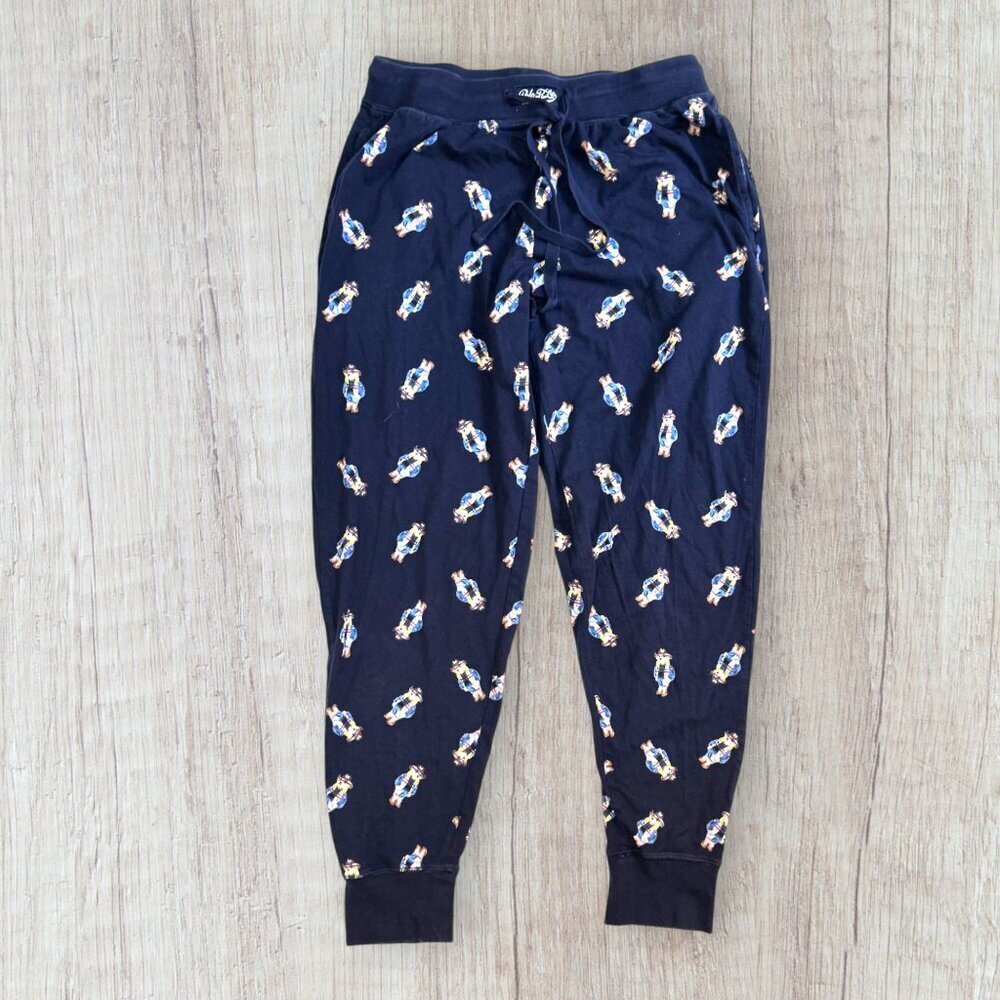 Polo Ralph Lauren Pajama Pants Navy Bear Print Cotton Sleepwear Men’s M